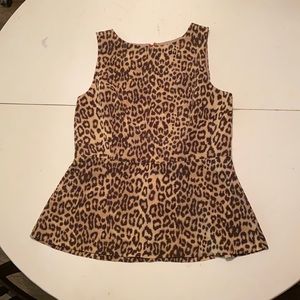 Leopard Banana Republic Top